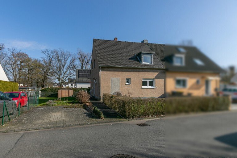 Frontansicht K�ln Doppelhaush�lfte WebersWohnWelt***ZEITREISE INS WOHNPARADIES!***