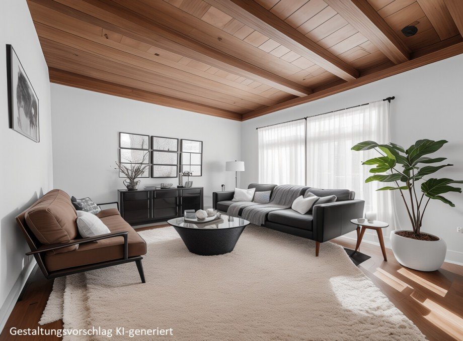 Wohnbereich_KI-generiert Bungalow Much