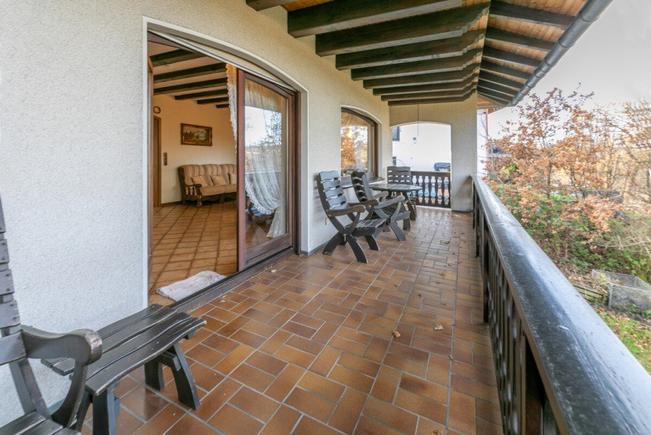 �berdachter Balkon Bungalow Much