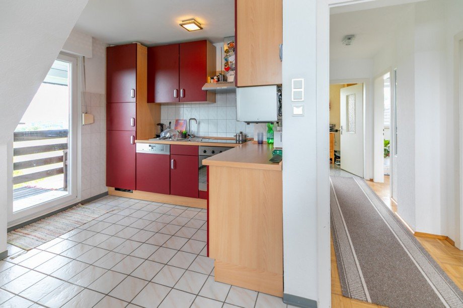 K�che mit Zugang zum Balkon Mehrfamilienhaus Overath