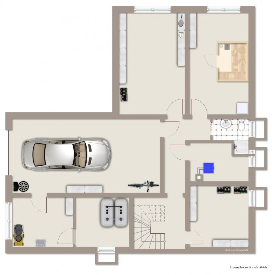 Untergeschoss Bungalow Neunkirchen-Seelscheid